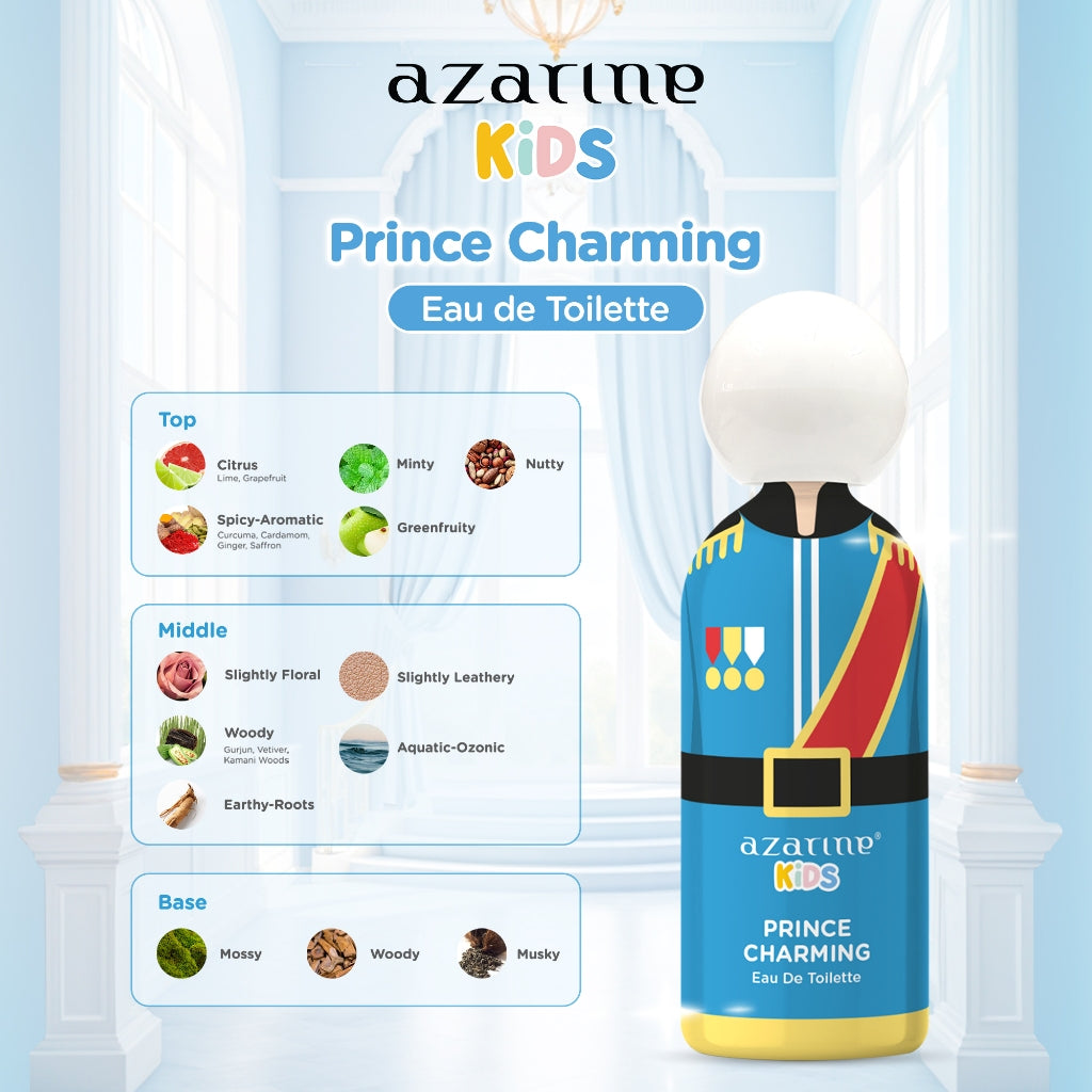 Azarine Kids Eau de Toilette Parfum Anak EDT Fruity Floral Musky Cosmic Scents Wangi Tahan Sepanjang Hari Dermatologcally Tested 50 ml