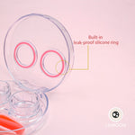 ColorPop Lens Care Kit | Kotak Softlens | Wadah Lensa Kontak | Travel Kit Transparant Soflens | Case Softlen Bening + Jepitan