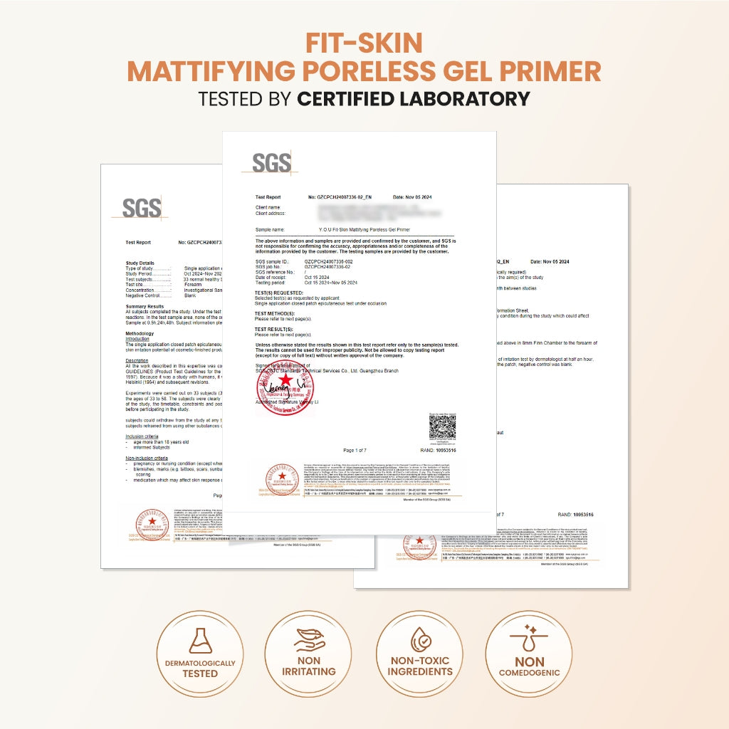 YOU Fit Skin Poreless Gel Primer Primer Primer Makeup