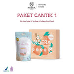 Noera Collagen Drink Peach With Birdnest and Saffron Extract Improved Formula | Colagen Beauty Drink | Minuman Kolagen Pencerah Badan