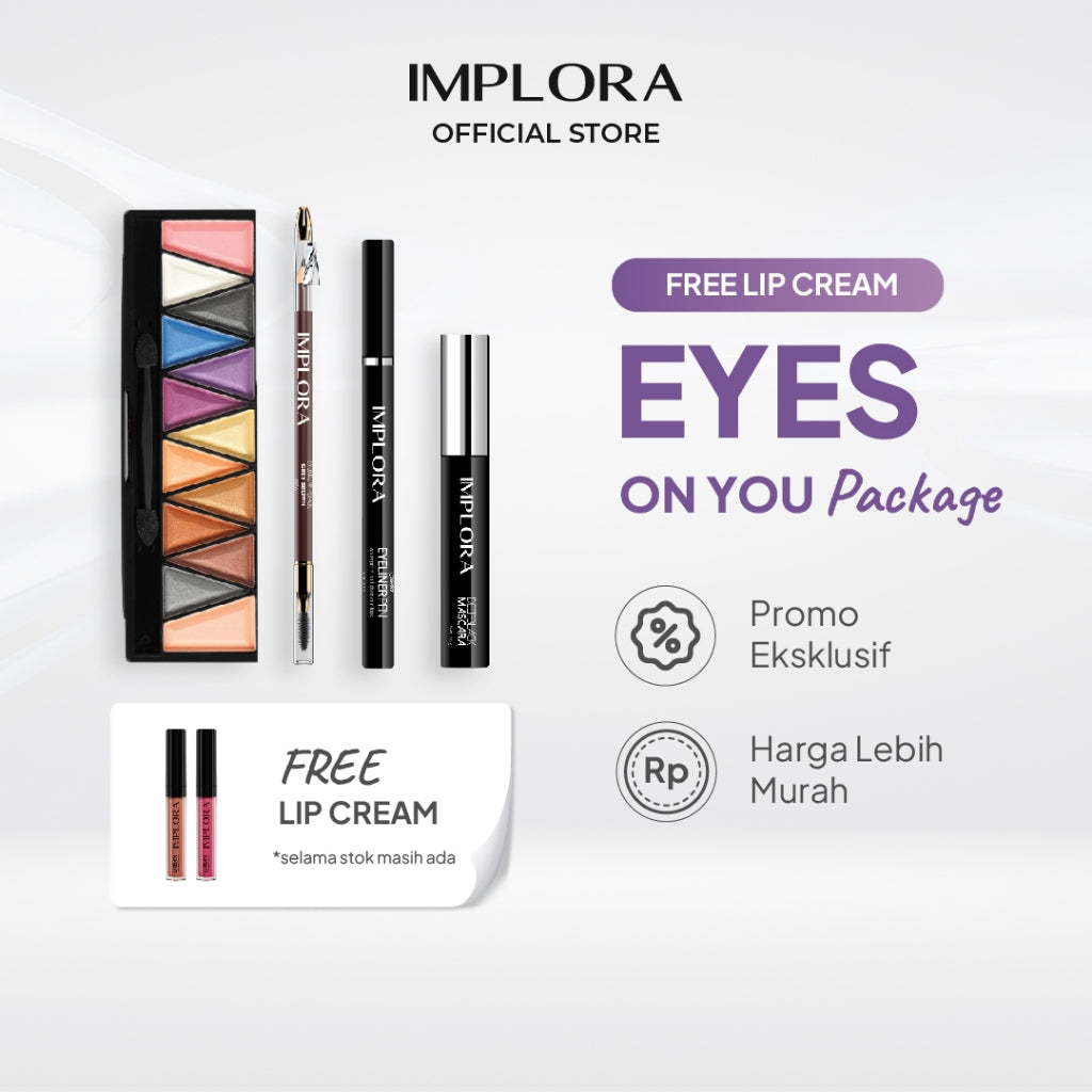[FREE LIP CREAM] Implora Eyes On You Package