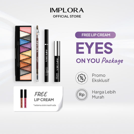 [FREE LIP CREAM] Implora Eyes On You Package