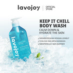 Lavojoy Keep It Chill Body Wash 300ml | Calm Down And Hydrate Skin | Sabun Mandi Cair | Sensasi Dingin | Menenangkan Kulit | Memperkuat Skin Barrier | Ceramide + Centella Asiatica + Mint Extracts