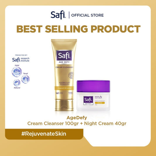 SAFI Age Defy Cream Cleanser + Night Cream 40gr