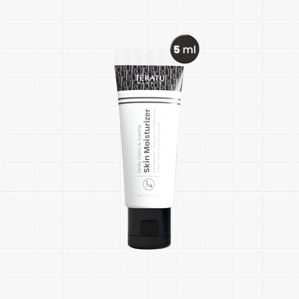 Bundle Hemat TERATU BEAUTY Starterpack Skincare Mini Size (Facial Cleanser, Moisturizer, Sunscreen, Serum, Cleansing Balm)