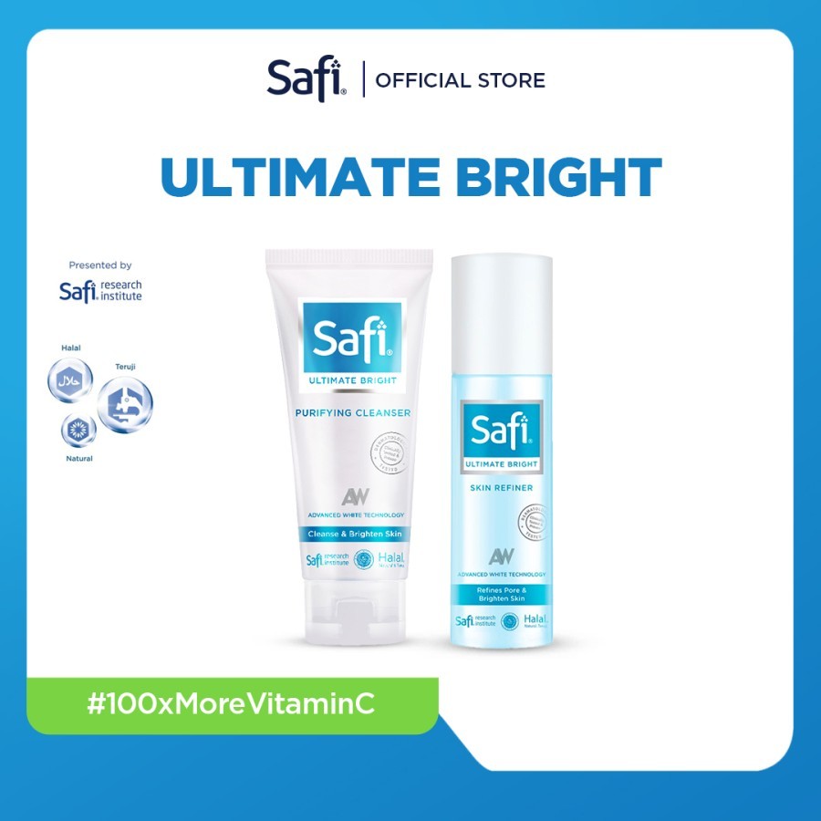 Safi Ultimate Bright Double Cleasing - Foam Cleanser & Face Toner