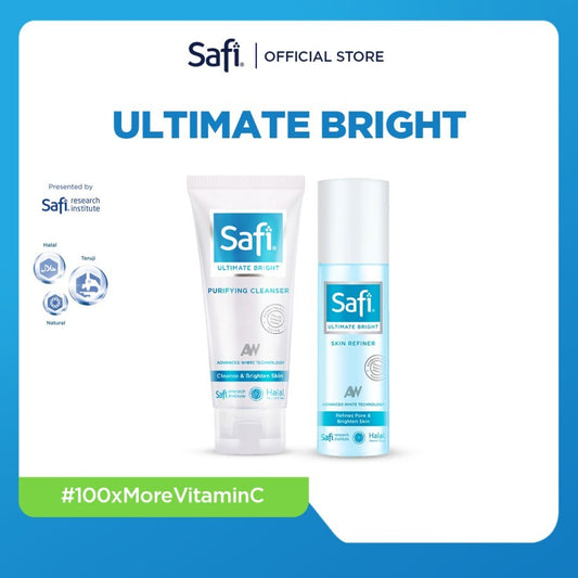 Safi Ultimate Bright Double Cleasing - Foam Cleanser & Face Toner
