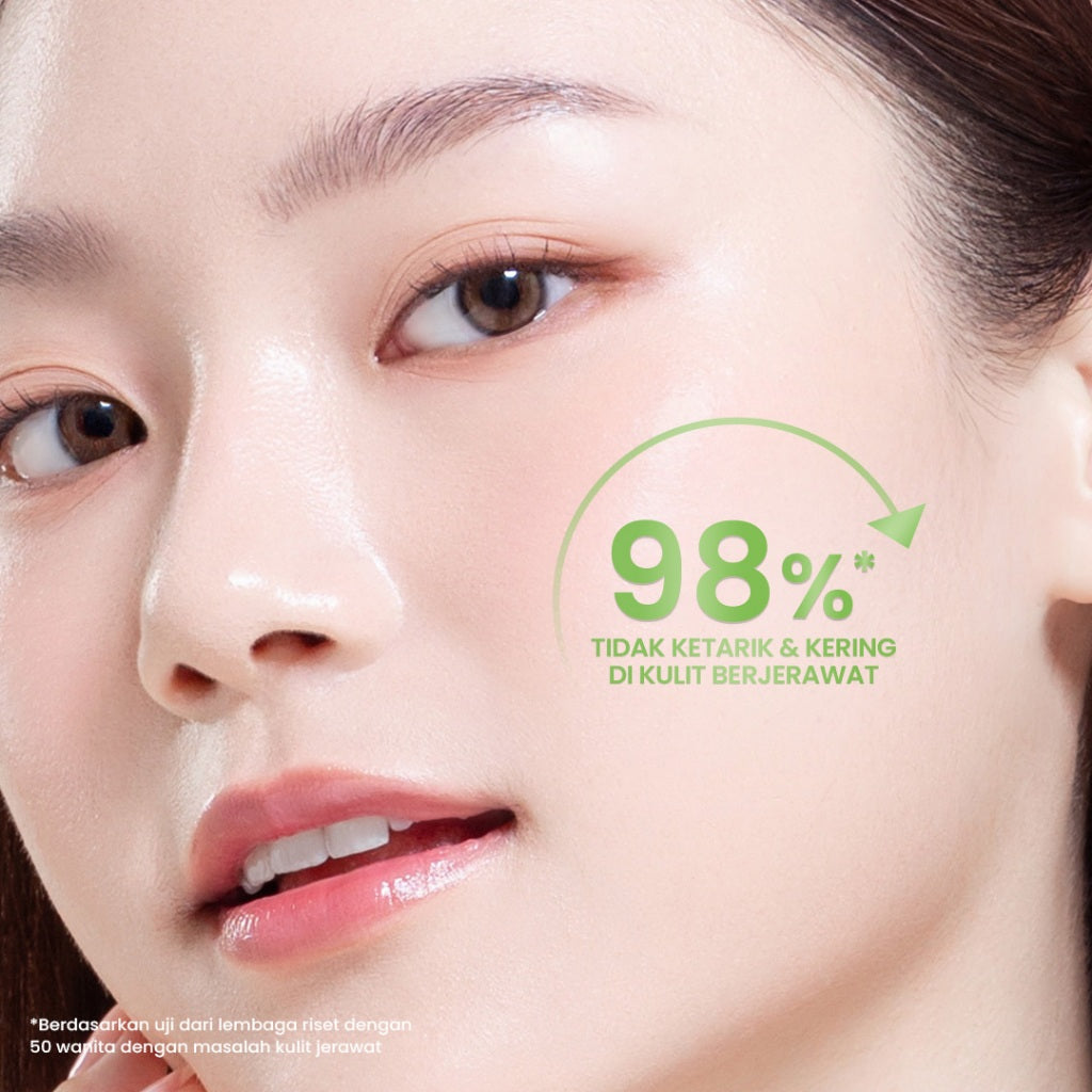 Hanasui Acne Expert Gentle Cleanser  Sabun Busa Lembut Mengurangi Jerawat Tanpa Rasa Ketarik - Salicylic Acid Centella Panthenol