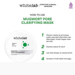 Whitelab Mugwort Pore Clarifying Mask - Masker Pori Pori Kecil Minimalis Bebas Jerawat dengan Mugwort BHA Tea Tree [BPOM]
