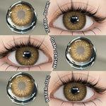 Eyeshare Softlens Wusu Black Brown Warna 14.2MM Lensa Kontak Natural Softlen