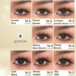[Fuji Favorite] Lilmoon Softlens Kualitas Jepang softlens minus (0,00 sampai -8.50) natural contact softlens/softlens warna/Lensa kontak/Japan lens/Lensa minus/softlens brown/Grey