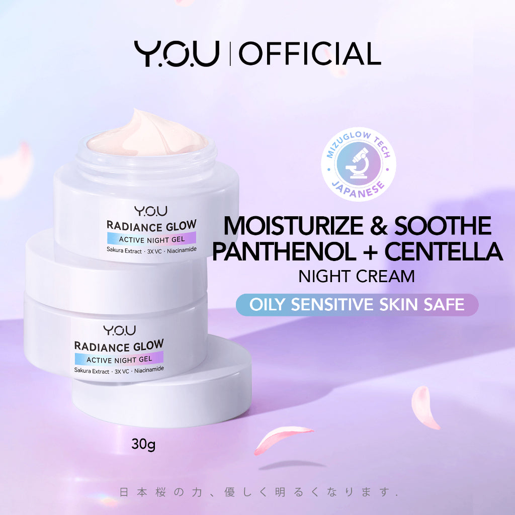 YOU 3in1 Paket Skincare Set 3pcs Radiance Glow, Radiance Up, Acneplus, Peeling