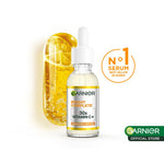 GARNIER Serum Vitamin C Bright Complete Vitamin C 30x Booster Serum Skincare - 15/30/50 ml Serum Mencerahkan Wajah Cepat Cerahkan Noda Hitam Serum Wajah