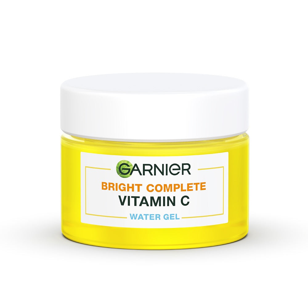 GARNIER Bright Complete Vitamin C Ceramide Barrier Moisturizer Gel 50ml - Water Gel Skincare Pelembab Ringan untuk mencerahkan tone up pelembab wajah cream pemutih wajah glowing cepat