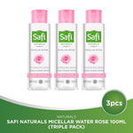 [Triple Pack] Safi Naturals Micellar Water With Rose 100 ml
