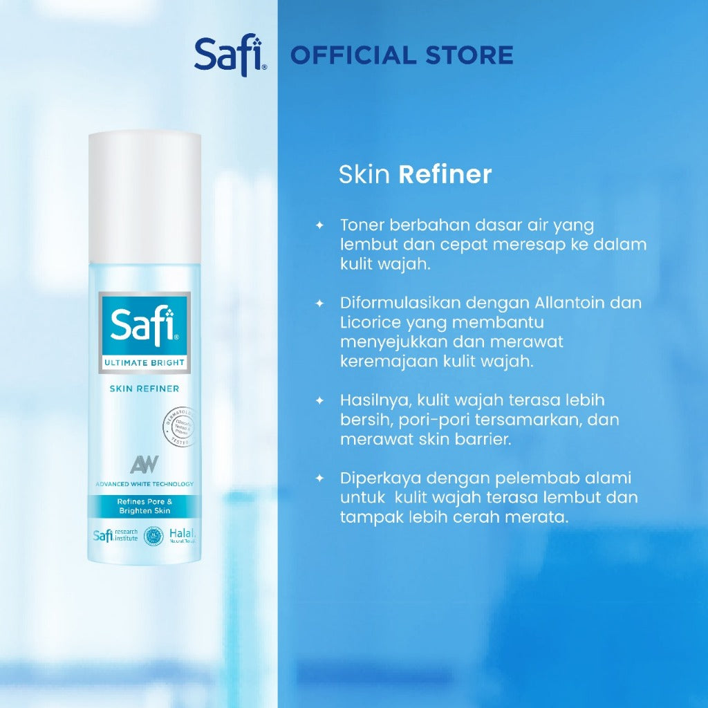 Safi Ultimate Bright Skin Refiner 100ml Twinpack