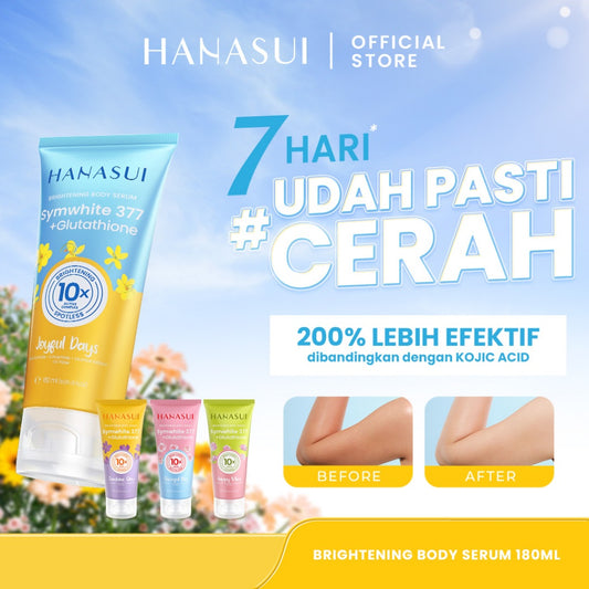 Hanasui Brightening Body Serum - Body Serum With Symwhite377 + Glutathione Mencerahkan & Menghidrasi Kulit