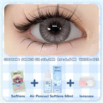 [COD] Colorvista Softlens 3 Item Paket kombinasi (1* Softlens +Air Pencuci Softlens 120ml+lenscase)