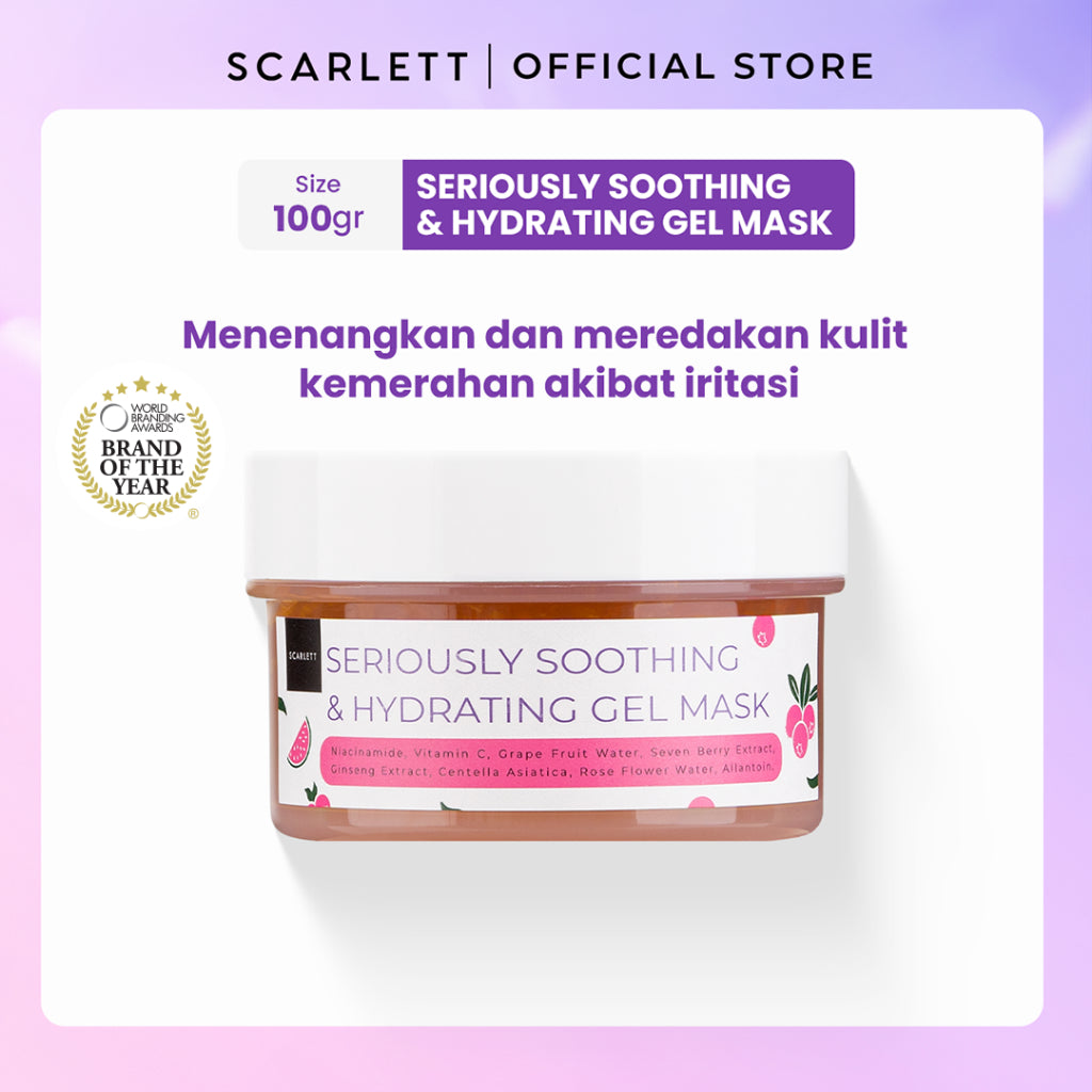 Scarlett Whitening Seriously Soothing & Hydrating Gel Mask