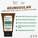 Dual Pack Ultimate Clenser Barber Daily Acne Care & Oil Control Face Wash 100mL x 2