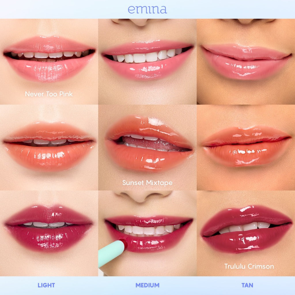 [FLASH SALE] NEW! Emina Hyalupeptide Color Melt Balm - Tinted Lip Balm Melembabkan & Mencerahkan Bibir, Lightweight & Cover Bibir Gelap with Peptide | Memperkuat Lip Barrier - Cocok untuk Bibir Sensitif