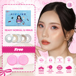 SOFTLENS NEWBLUK HYPE by CTK - Normal & Minus s/d -6.00 - Softlens Coklat Diameter Natural