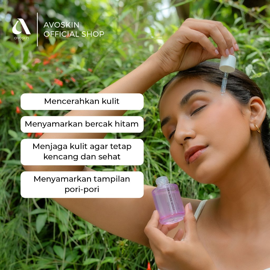 Serum Avoskin Your Skin Bae Alpha Arbutin 30ml-Samarkan Bekas Jerawat, Mencerahkan dan Samarkan Pori