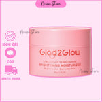 Glad2Glow G2G Pomegranate 5% Niacinamide Brightening Moisturizer Pink 30g Pelembab Wajah