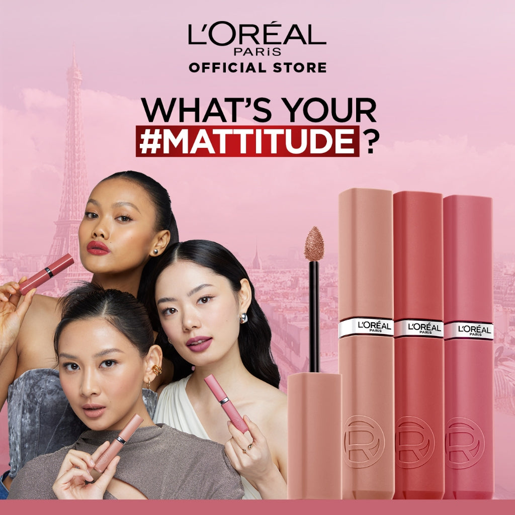 L’Oreal Paris Infallible Matte Resistance Liquid Lipstick for 16H Long Lasting Matte Lips, Transfer Proof, Smudge Proof, Longwear Hydrating Comfort