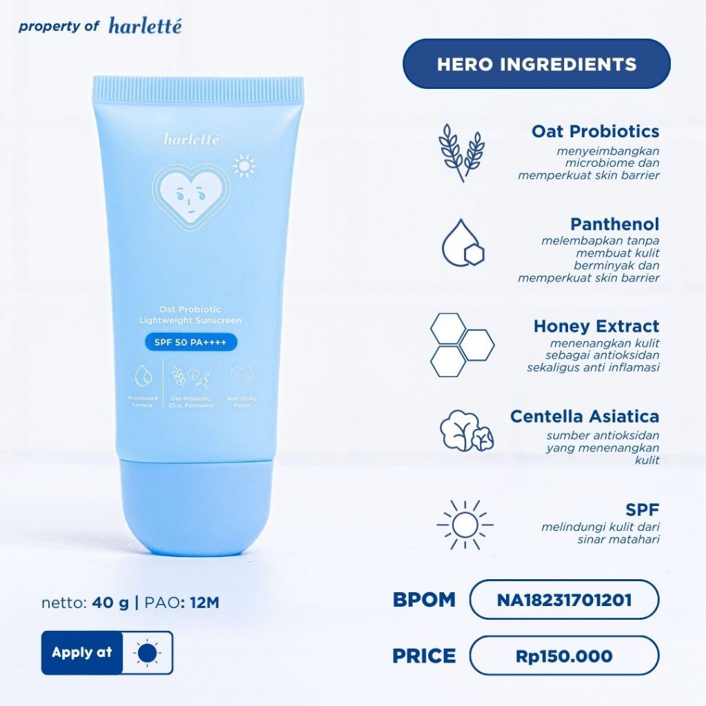Harlette Oatmilk Bundle [+ MICELLAR WATER +SUNSCREEN] | 5 PRODUK untuk Kulit Oily, Kombinasi, dan Acne Prone, Mencerahkan, Skincare Wajah, Berjerawat