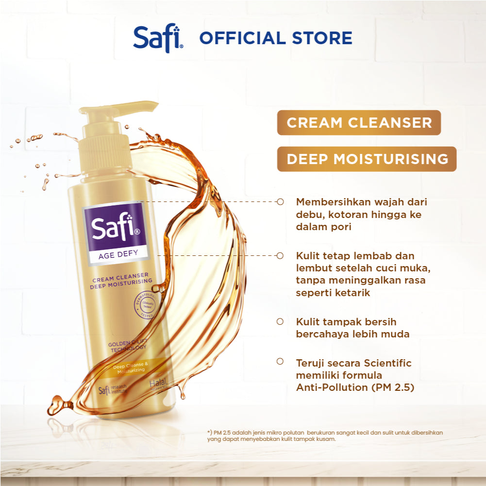 TWINPACK - SAFI Age Defy Cream Cleanser Deep Moisturer 150ml