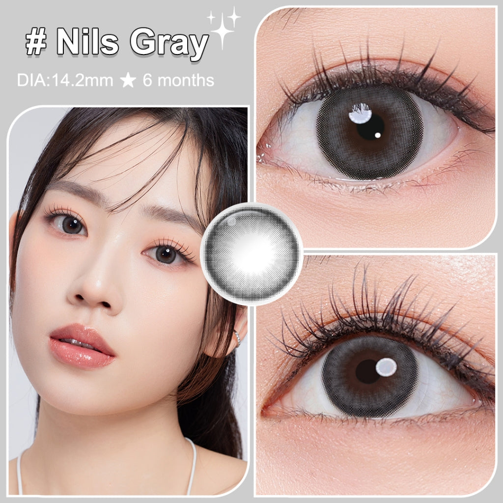 [0.00 s/d -6.00] Magister Softlens Minus NILS Seris 14.2mm Soflen 6Bulan Nils Brown