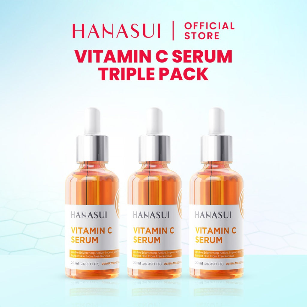 Hanasui Serum Vitamin C - Mencerahkan & Pudarkan Bintik Hitam 2% Vitamin C 2% Niacinamide 1% Betaine