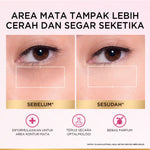 L'Oreal Paris Glycolic Bright Dark Circle Eye Serum 20ml Aplikator Boba - Skincare untuk Samarkan Mata Panda dengan Niacinamide