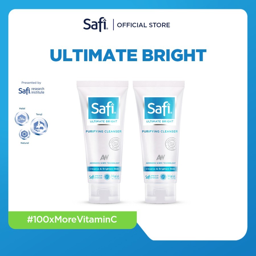 TWINPACK - SAFI Ultimate Bright Purifying Cleanser 100gr