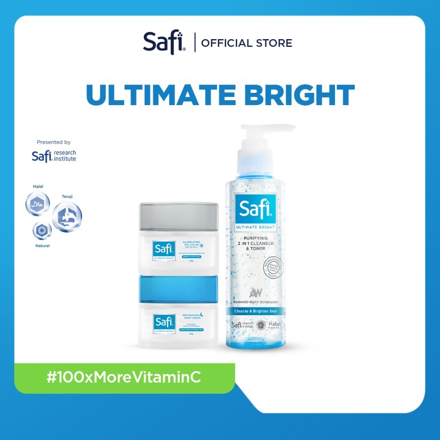 Safi Ultimate Bright Basic Pack (2in1, Day&Night Cream)
