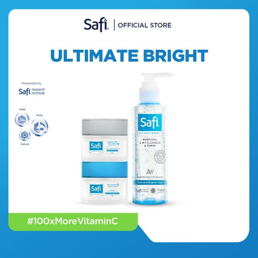 Safi Ultimate Bright Basic Pack (2in1, Day&Night Cream)