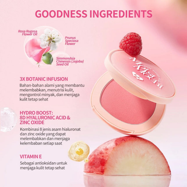BNB barenbliss Moist Mochi Paste Powder Blush