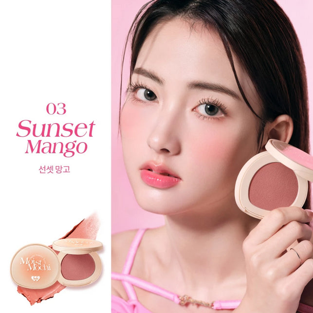 BNB barenbliss Moist Mochi Paste Powder Blush