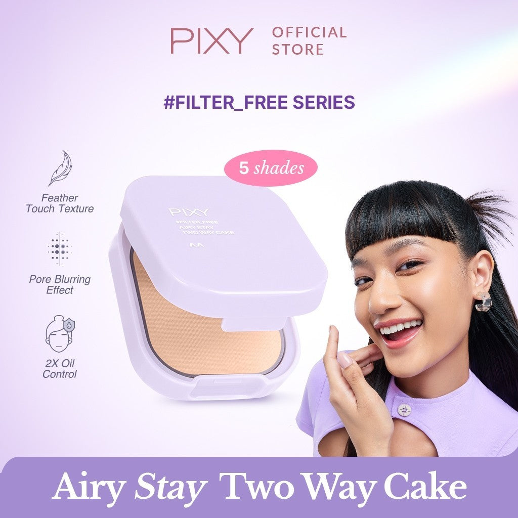 PIXY #Filter_Free Airy Stay Two Way Cake