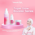 Bundling Wonderish - Paket Triple Glow Booster Series Brightening (Serum, Facial Wash, Moisturizer) by Irish Bella