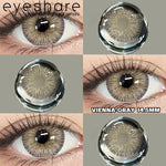 Eyeshare Softlens Blue Big Eyes 14.5mm 14.2mm 1Pasang Soft Lensa Kontak Soflen Blue