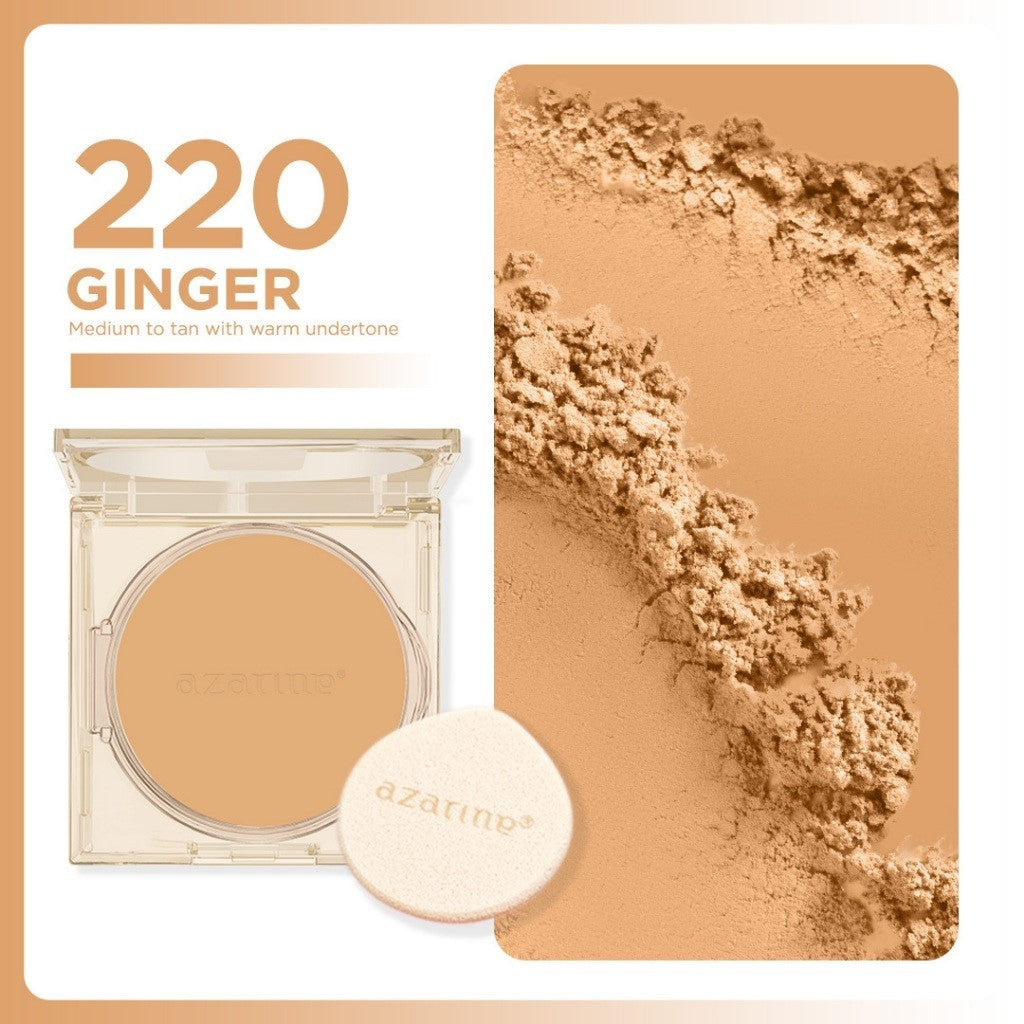 Azarine Flawless Glow Skin Combo [2 pcs] Paket Supreme Glow Moisturizer Mencerahkan Powder Foundation TWC Buildable Coverage with Instant Pore Blurring Effect and Glow Finish