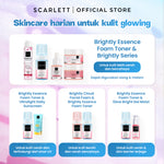Scarlett Whitening Brightly Ever After Essence Foam Toner - Toner Wajah Kulit Sensitif untuk Mencerahkan Melembapkan dan Menghidrasi Wajah