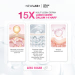 NEWLAB Paket 2 Box Brightlogy GlutaColl-5500 | Collagen Drink | Minuman Collagen & Minuman Glutathione BPOM untuk Mencerahkan 30 Sachet