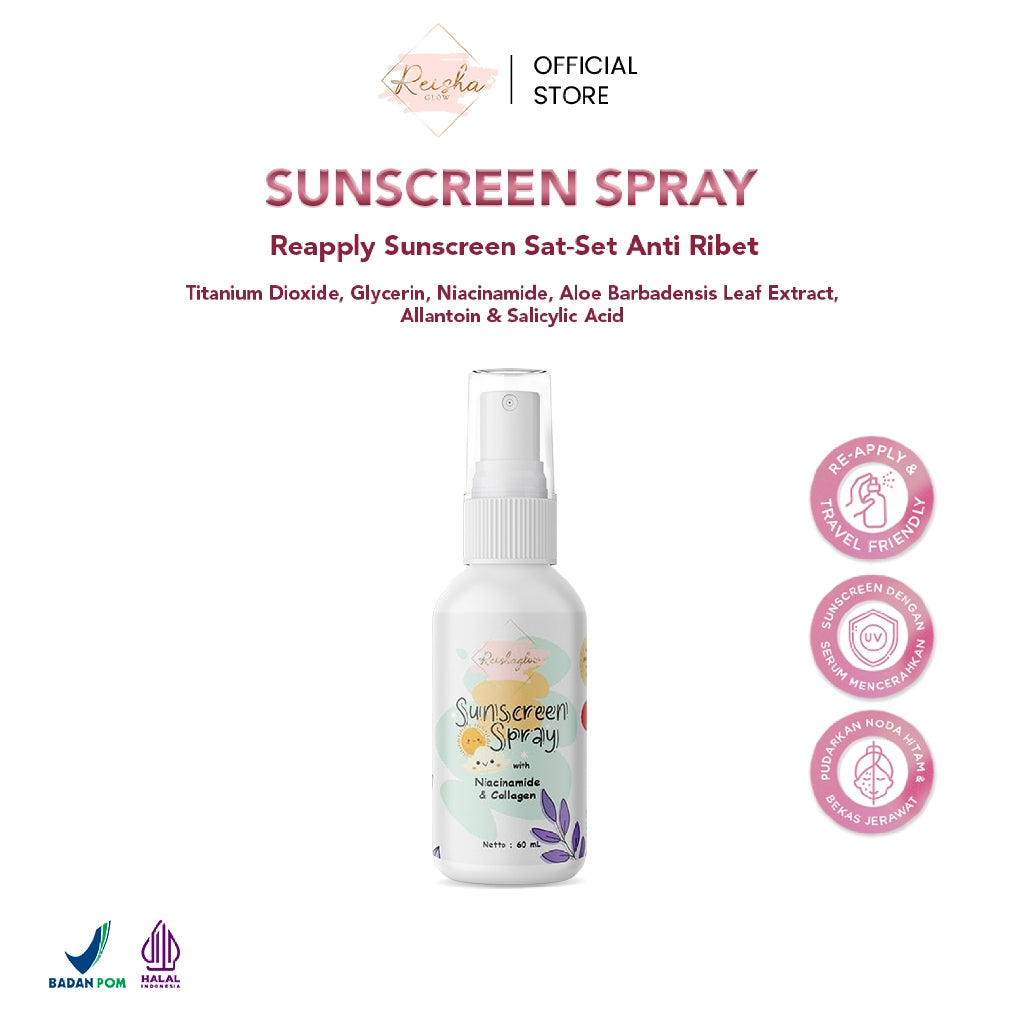 Reisha Glow Sunscreen Spray