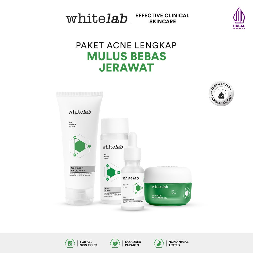 Whitelab Best-Selling Packages - Paket Wajah Brightening, Acne, Hydrating, Anti Aging
