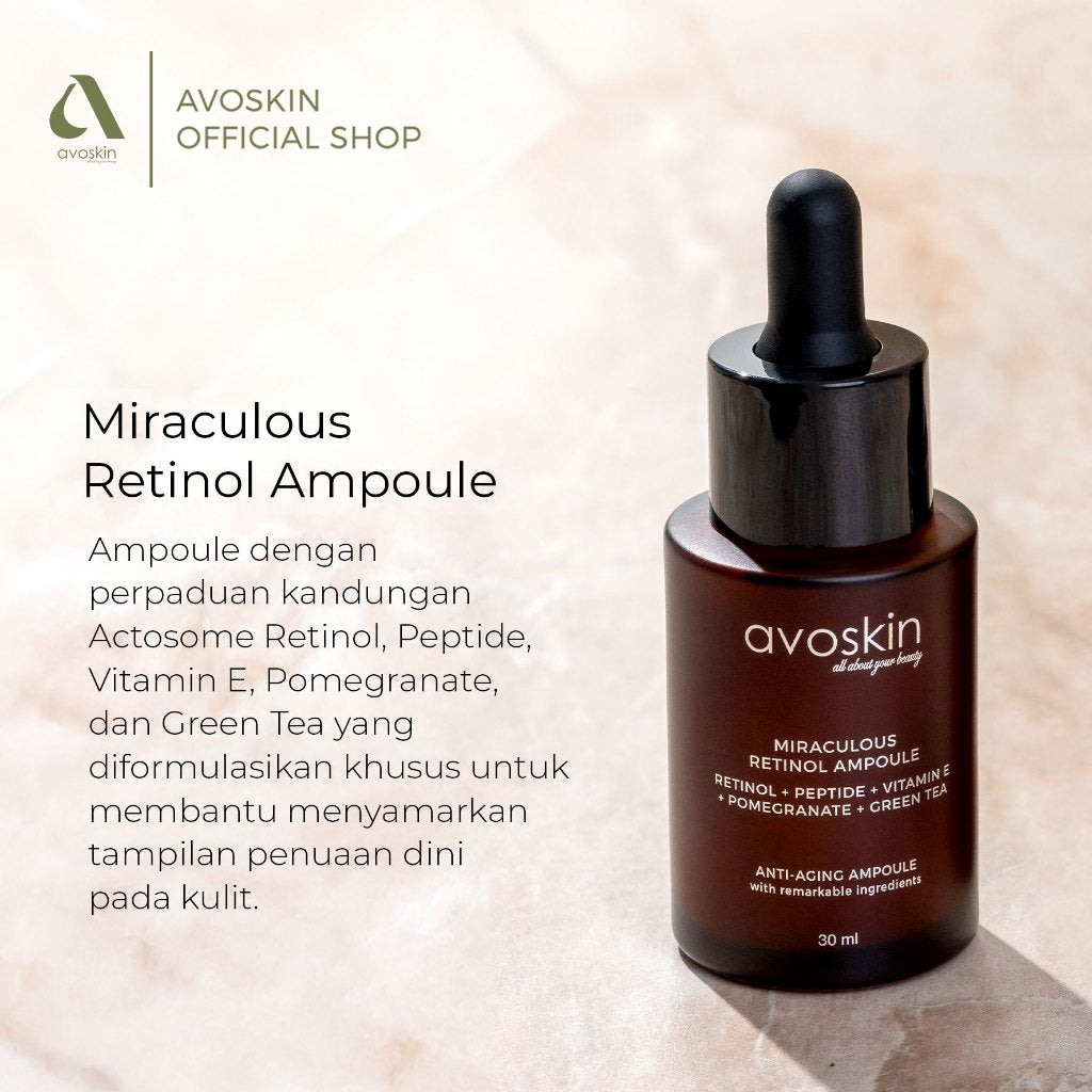 Paket Skincare-Avoskin Miraculous Retinol Series