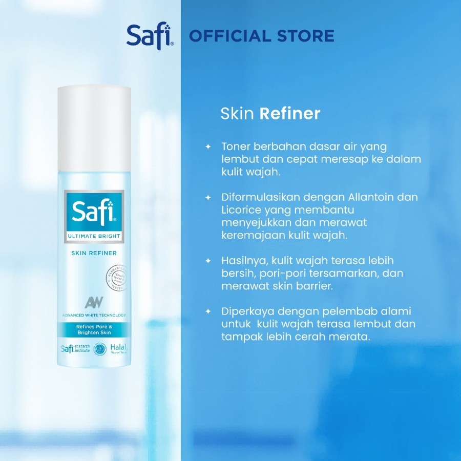SAFI - Ultimate Bright - Night Set (Makeup Remover,Toner, Night Cream)