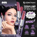 SOMETHINC [3 PCS] Skincare & Lip Care Batman Edition (Holyshied! UV Watery Sunscreen Gel, Low pH Gentle Jelly Cleanser, Ceraplump Tinted Lip Balm)